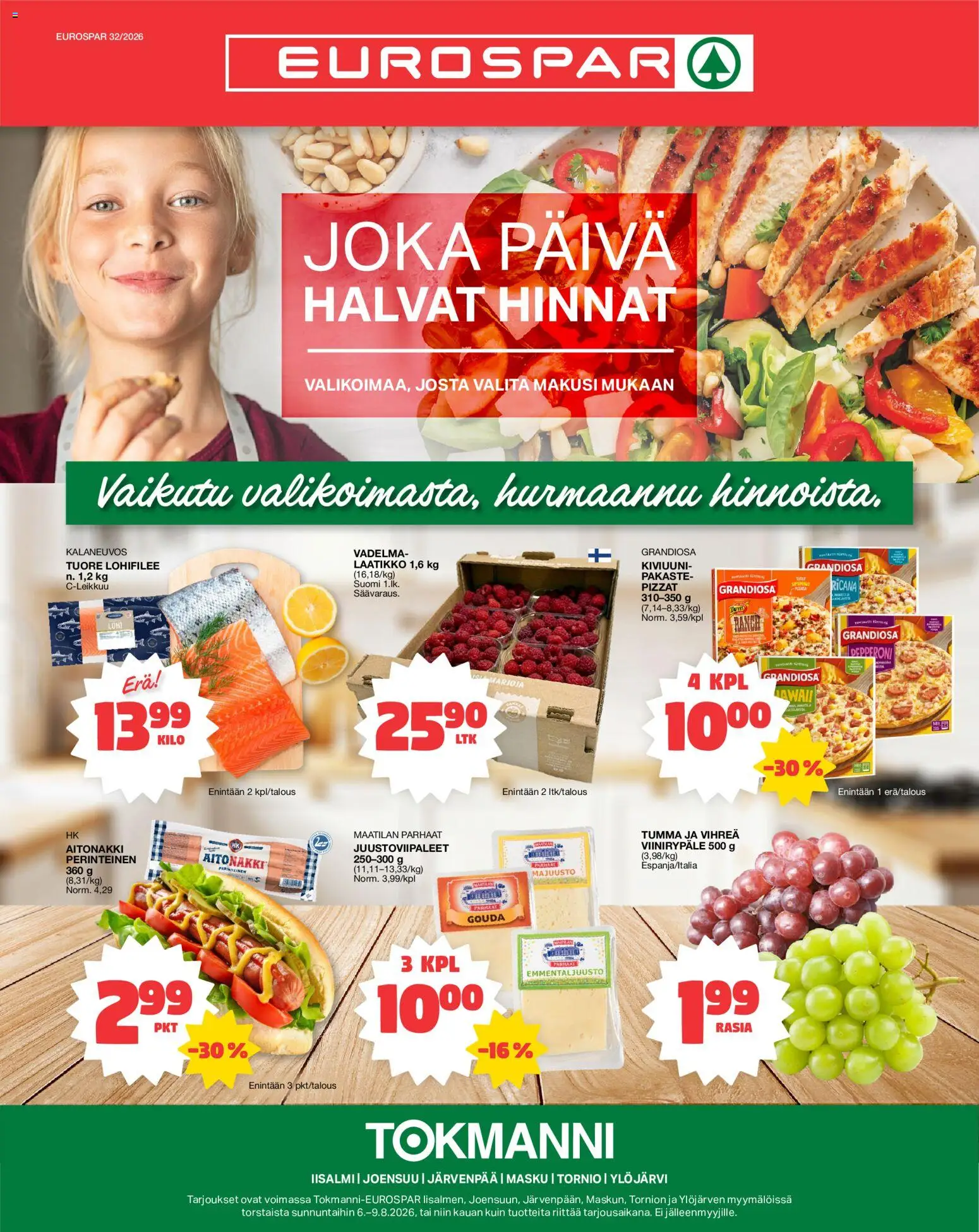 Kaupan Tokmanni Tokmanni - EUROSPAR esikatselu, voimassa 06/08/2026