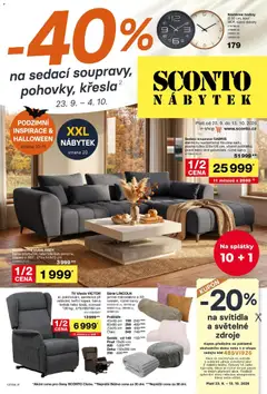 Náhled nabídky: Sconto nábytek Sconto nábytek leták platný od 23.09.2026