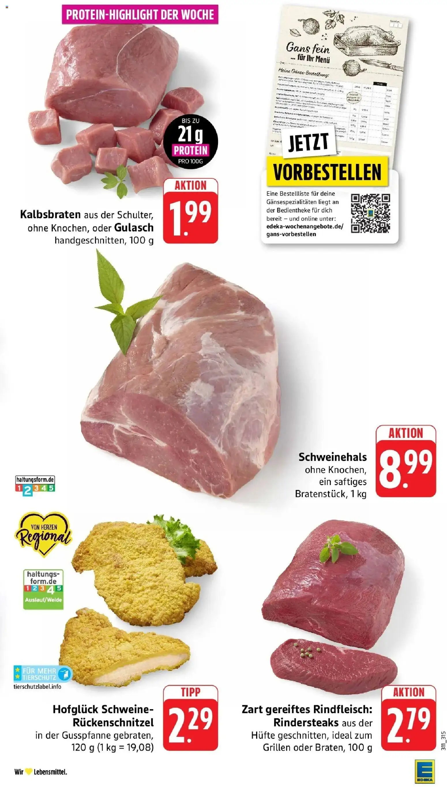 Vorschau von dem Prospekt des Geschäftes Edeka, gültig ab dem 26.10.2026