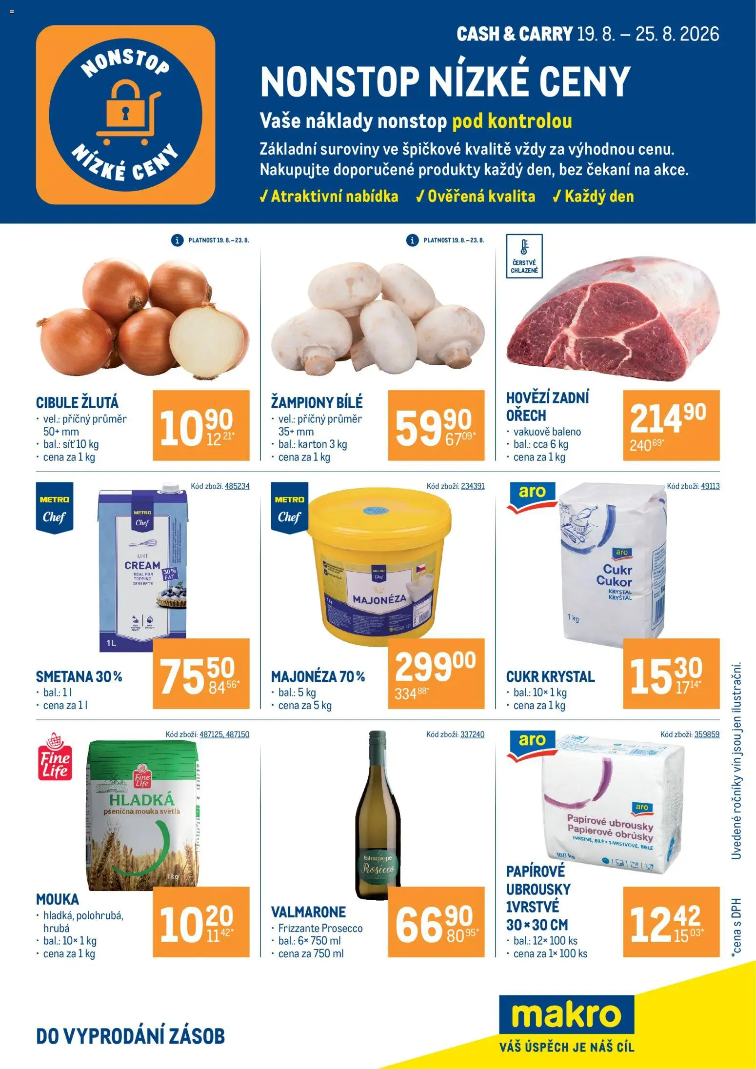 Náhled nabídky: Makro Makro leták - Nonstop nízké ceny platný od 19.08.2026