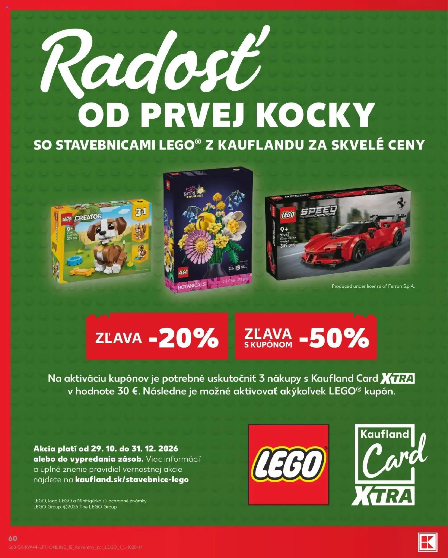 Náhľad Kaufland letáku platného od 29.10.2026 - LEGO