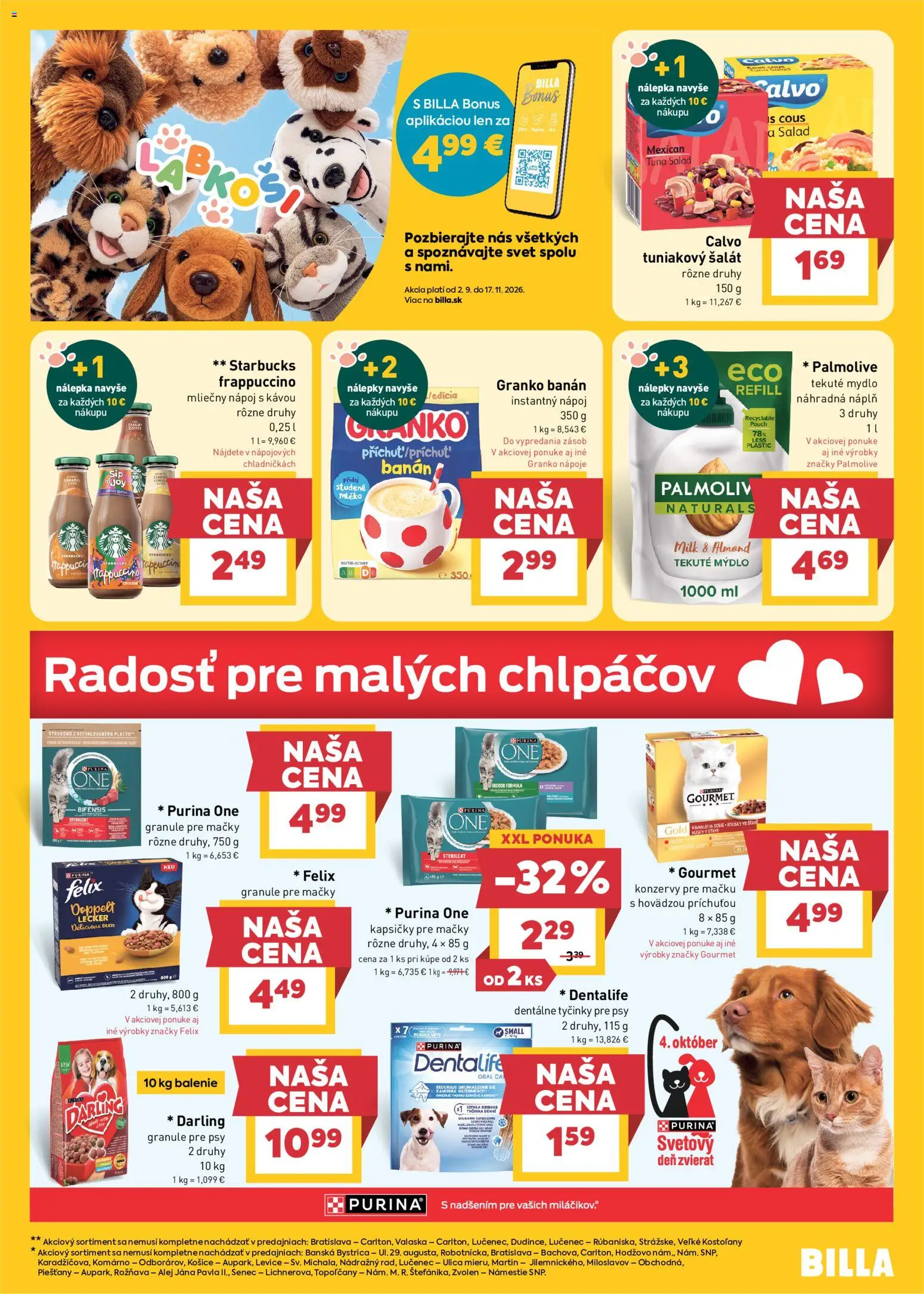 Náhľad Billa letáku platného od 30.09.2026