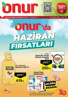 Onur Market Onur Market Katalog - Bursa 02.06.2026 - Broşürünün önizlemesi