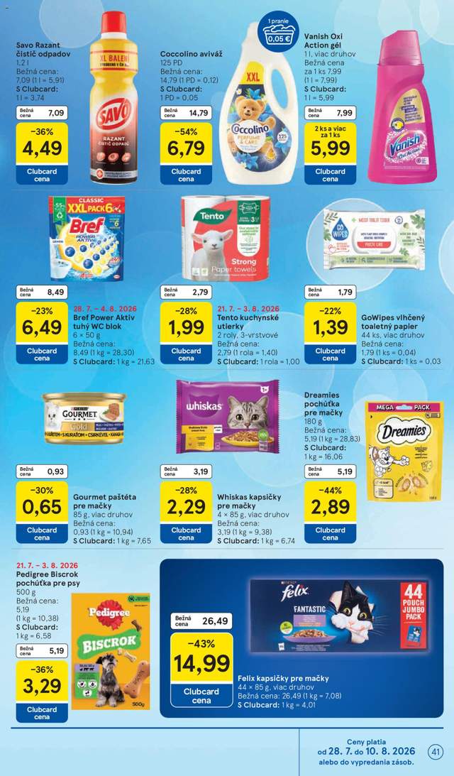 Nový Tesco leták od 29.07.