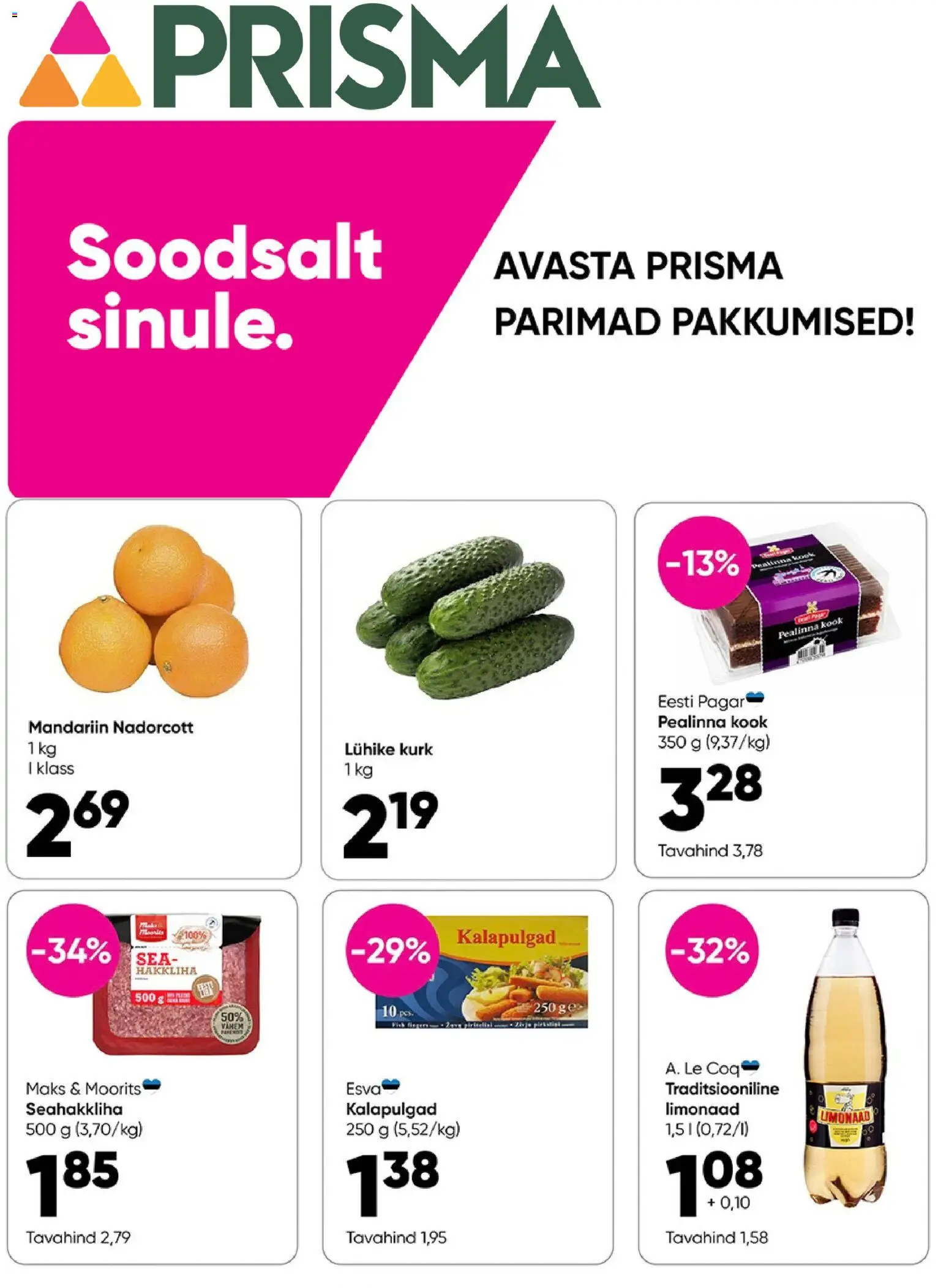 Prisma kliendilehe eelvaade alates 30.09.2026