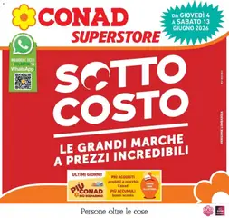 Anteprima dell'opuscolo Sottocosto dal negozio Conad valido da 04/06/2026