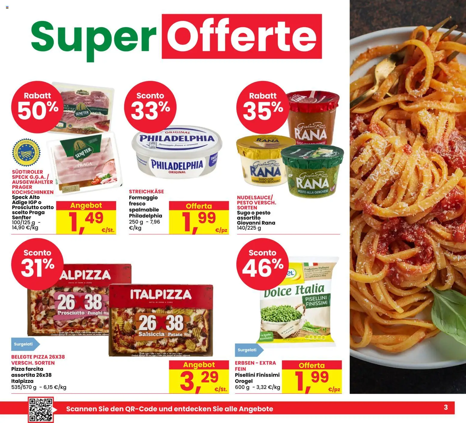 Anteprima dell'opuscolo Despar volantino Appiano dal negozio Despar valido da 29/10/2026 - Pizza, Funghi, Formaggio, Parmigiano reggiano, Speck, Prosciutto Cotto, Sugo, Parmigiano