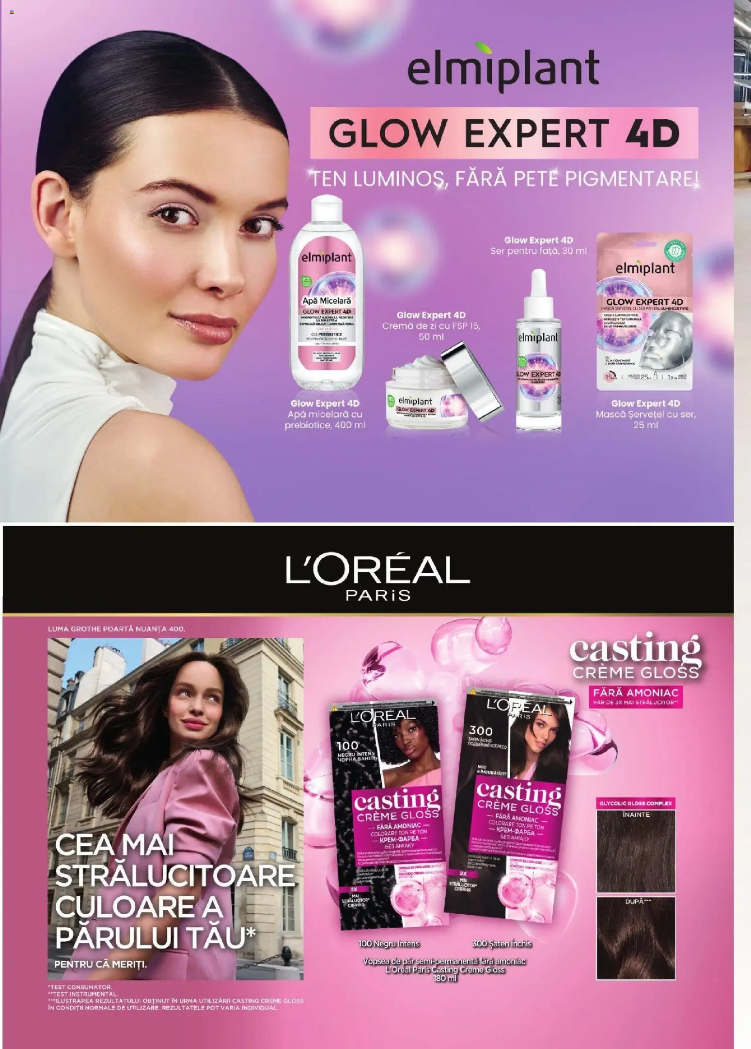 Previzualizarea de cataloage: Mega Image Mega Image Catalog Noiembrie valabil de la 01.11.2026 - Apă, Cremă, Vopsea, Vopsea de păr, Apă micelară, Cremă de zi