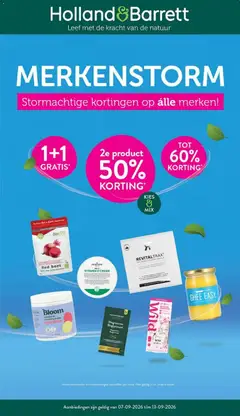 Voorbeeld van Holland & Barrett folder van winkel Holland & Barrett geldig vanaf 07-09-2026