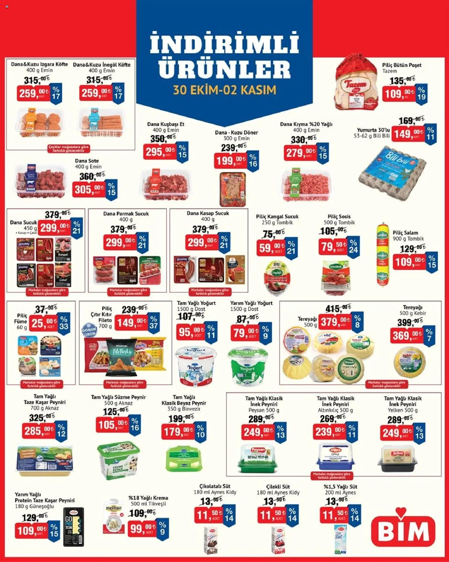 BİM BİM Katalog 30.10.2026 - Broşürünün önizlemesi