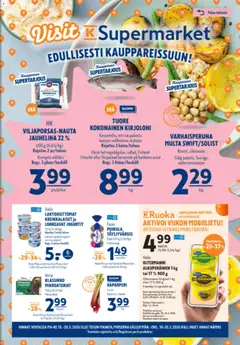 Kaupan K-Supermarket K-Supermarket tarjoukset esikatselu, voimassa 18/05/2026