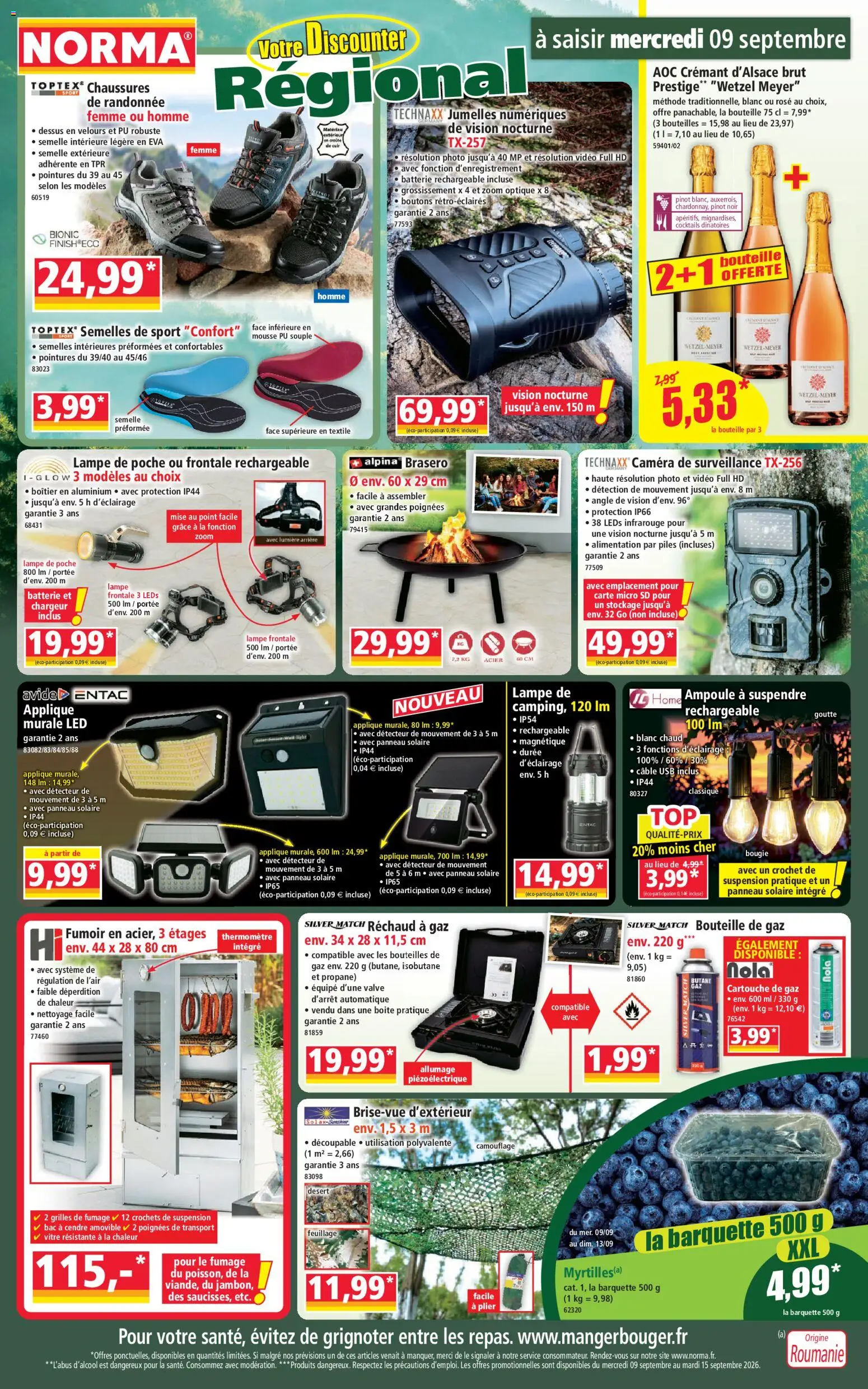 Prévisualisation de Norma catalogue du magasin Norma formulaire valide 09/09/2026
