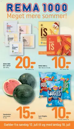 Eksempel på tilbudsavis Rema 1000 - Uge 29 Indstik fra butik Rema 1000 gyldig fra 16/07/2026