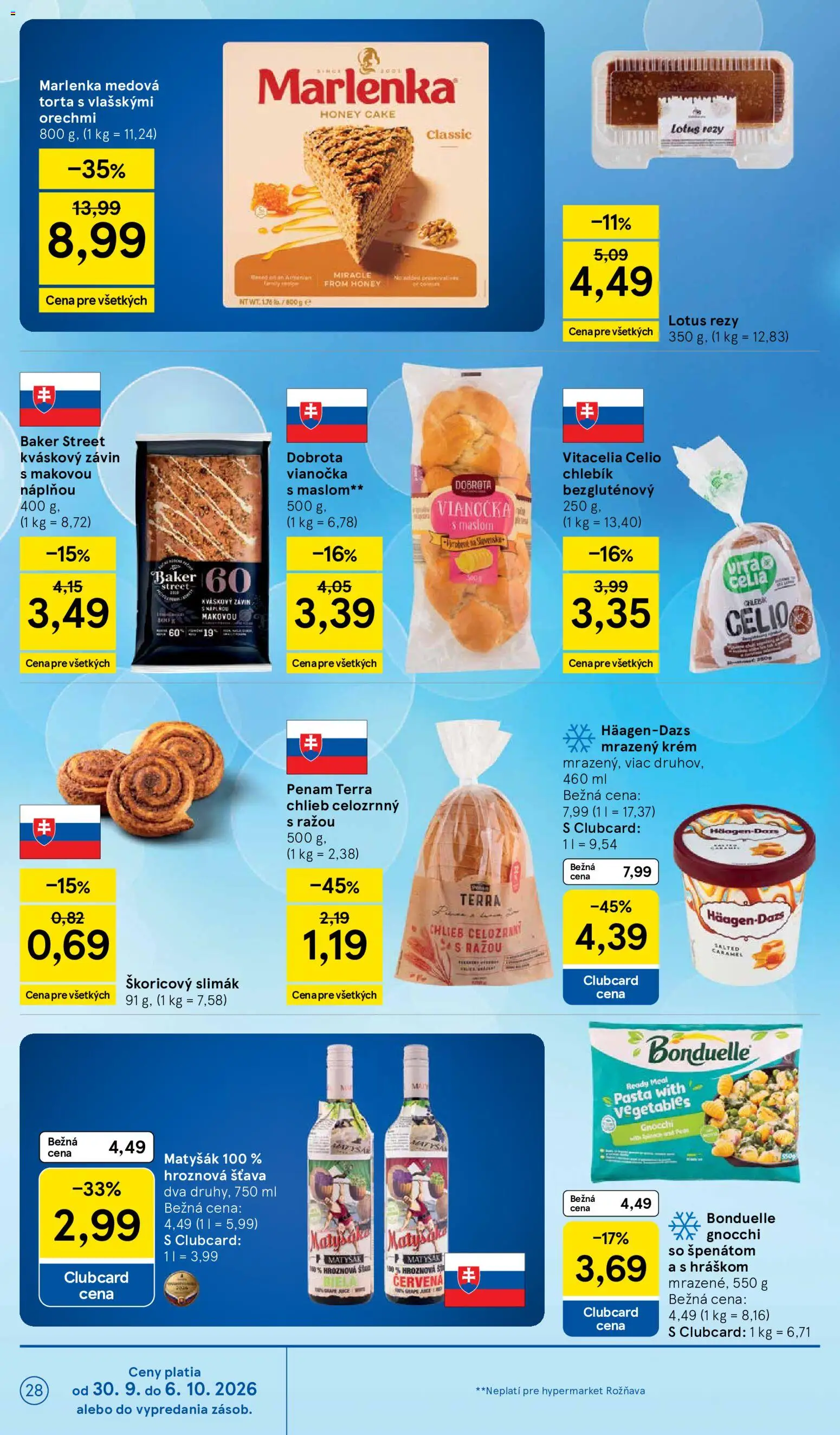 Náhľad Tesco letáku platného od 30.09.2026