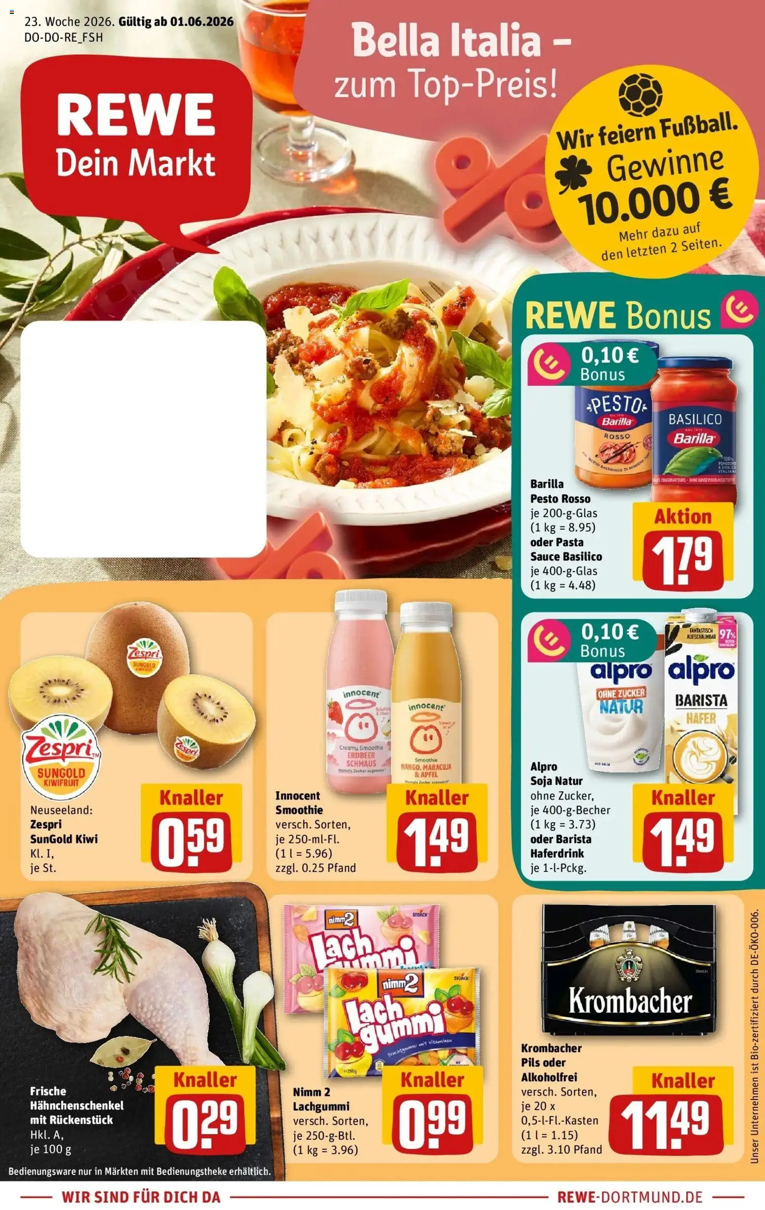Vorschau von dem Prospekt des Geschäftes Rewe, gültig ab dem 01.06.2026