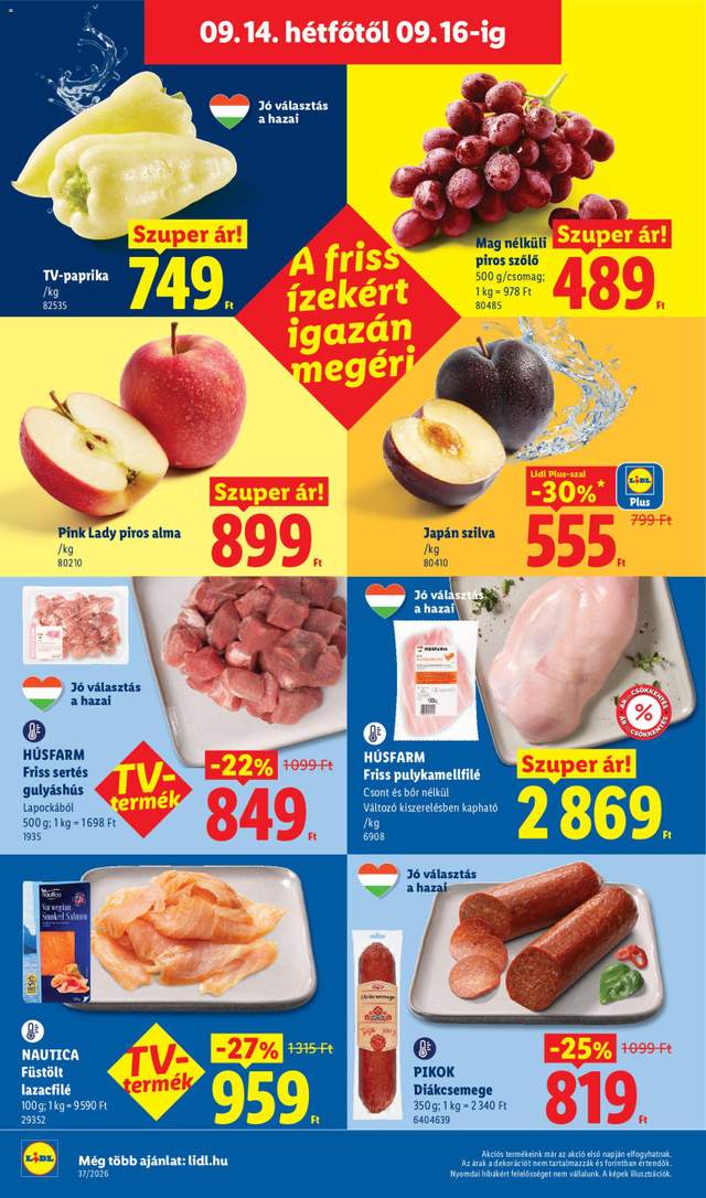 Új Lidl akciós újság 09.10.