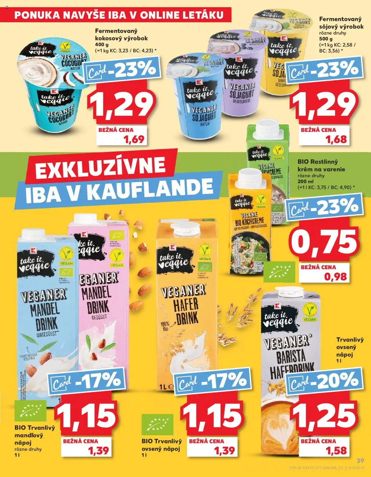 Náhľad Kaufland letáku platného od 11.09.2025 - Barista, Krém