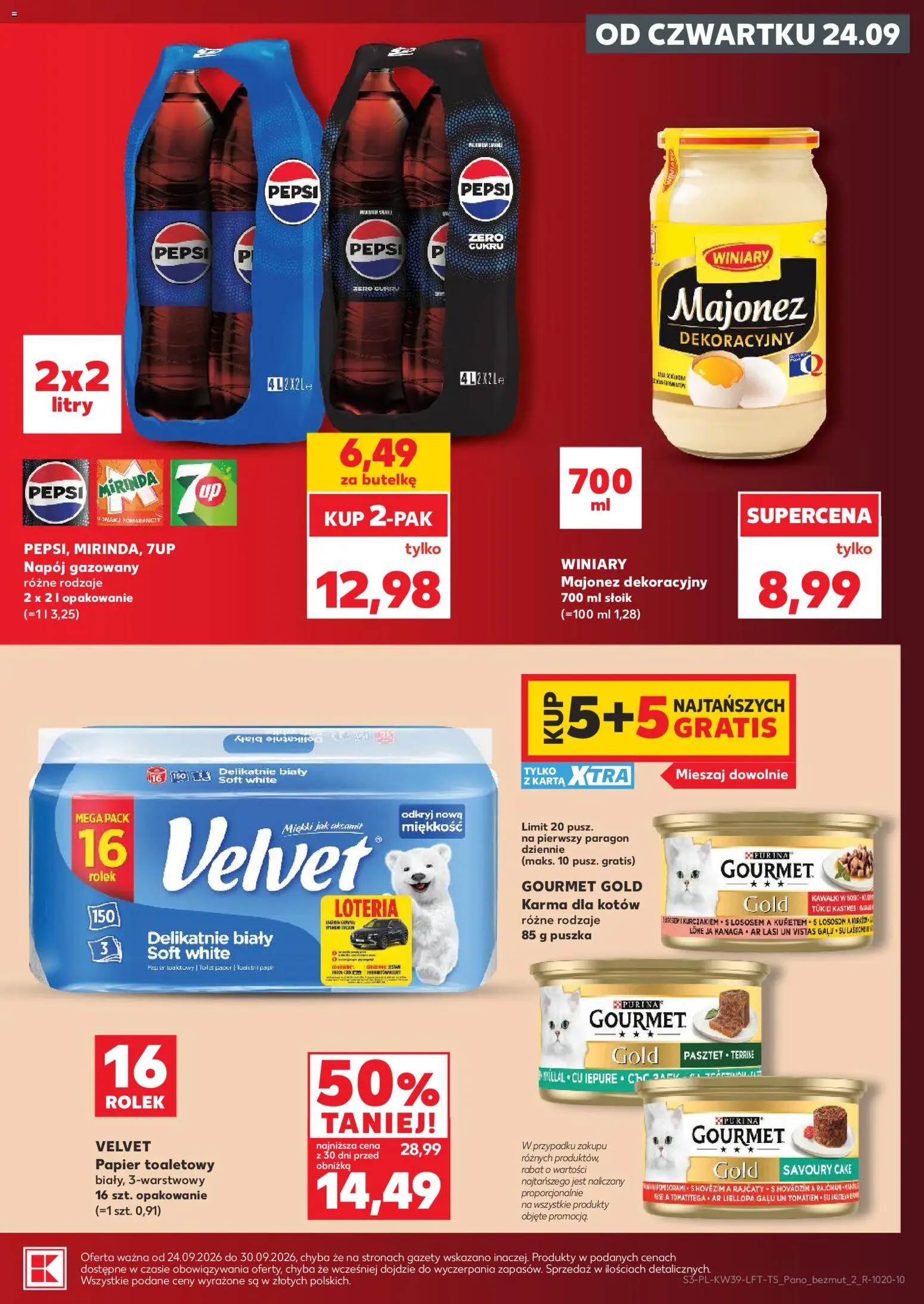 Pogląd gazetki "Kaufland gazetka" ze sklepu Kaufland ważnej od 24.09.2026