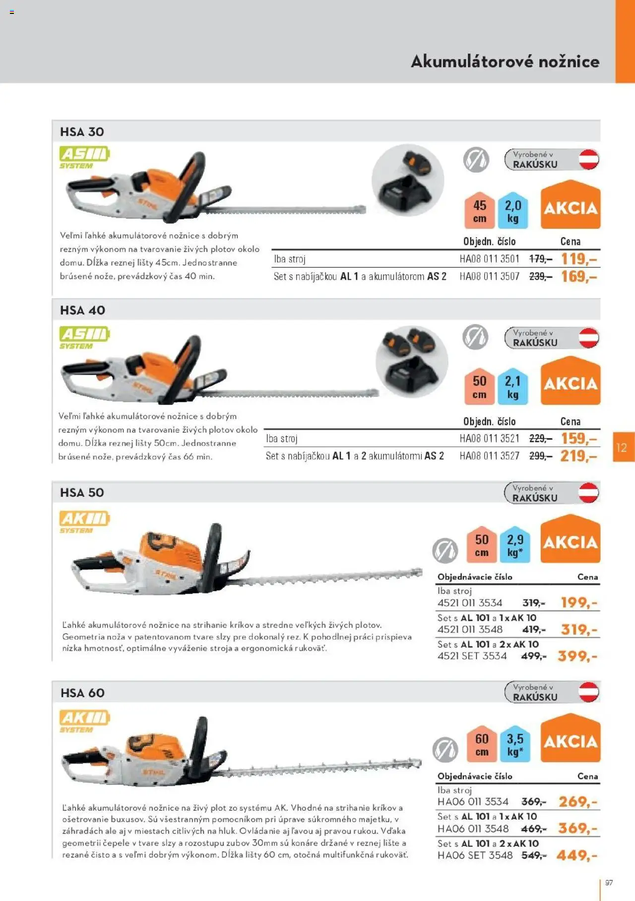 Náhľad STIHL letáku platného od 29.09.2025 - Nožnice na živý plot