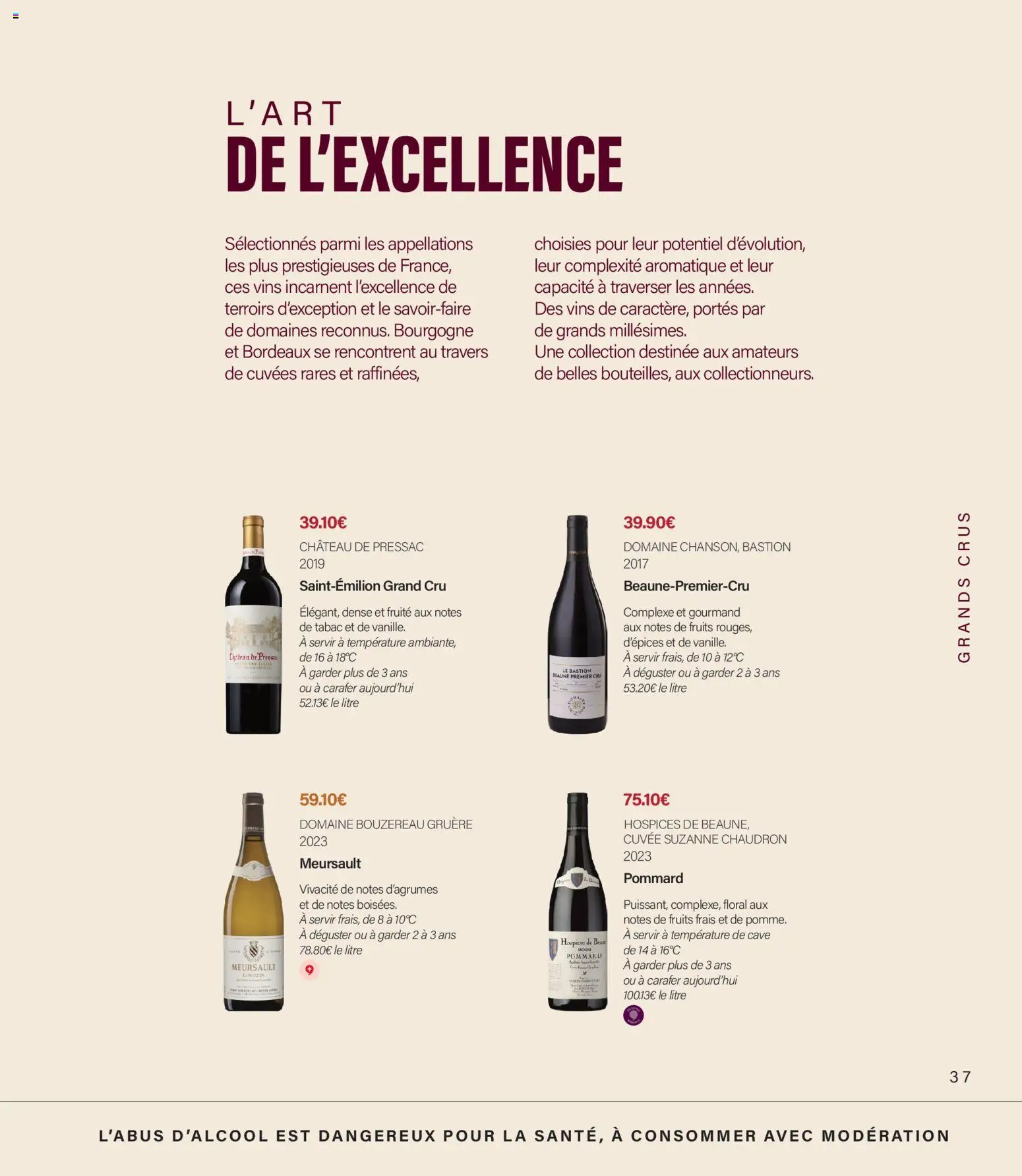 Prévisualisation de Monoprix - Guide foire aux vins du magasin Monoprix formulaire valide 11/09/2026 - Fruits, Bourgogne, Portes