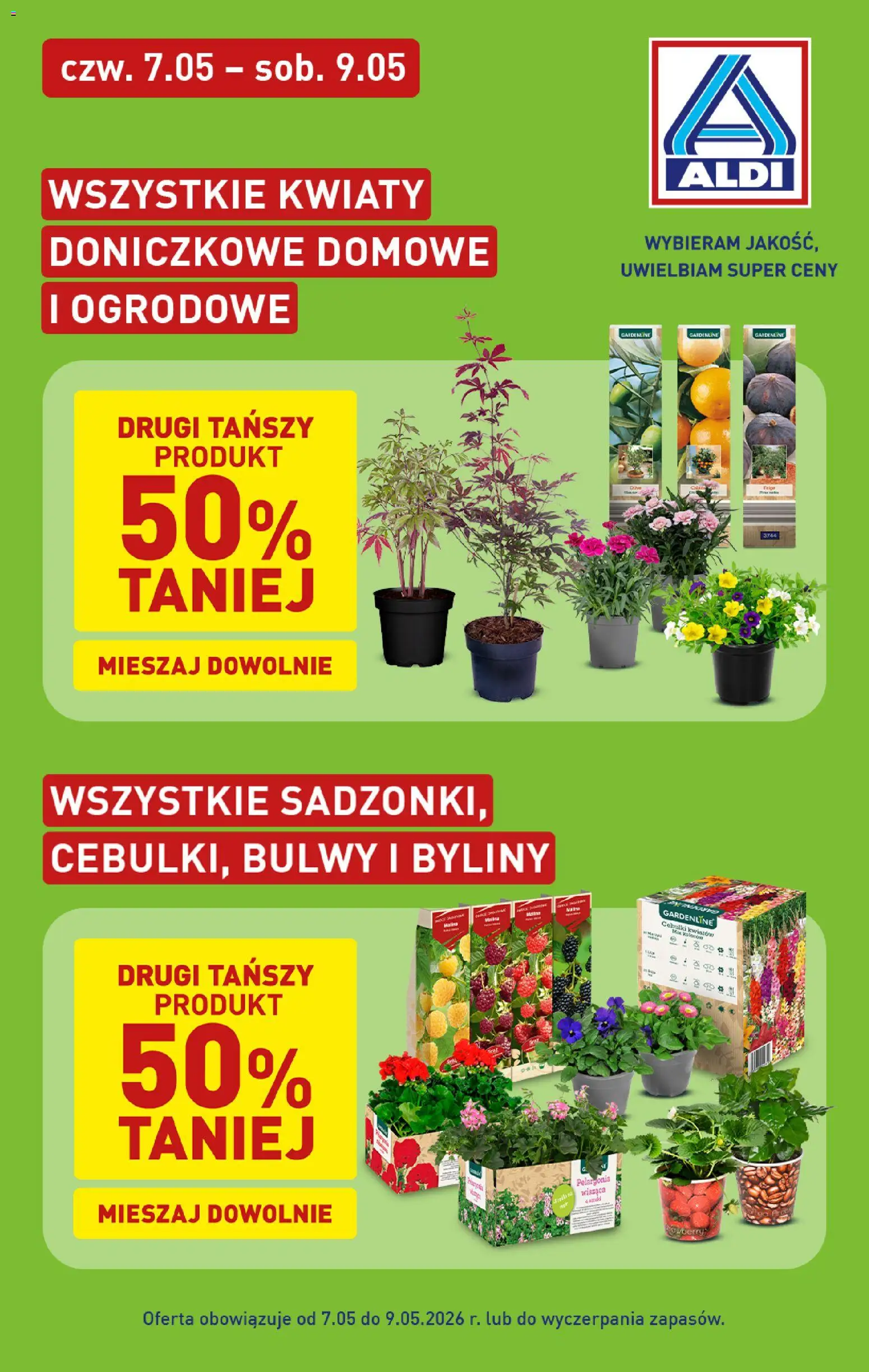 Pogląd gazetki "Aldi gazetka - Promocje weekend" ze sklepu Aldi ważnej od 07.05.2026