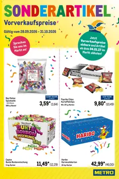 Vorschau von dem Prospekt des Geschäftes Metro, gültig ab dem 28.09.2026