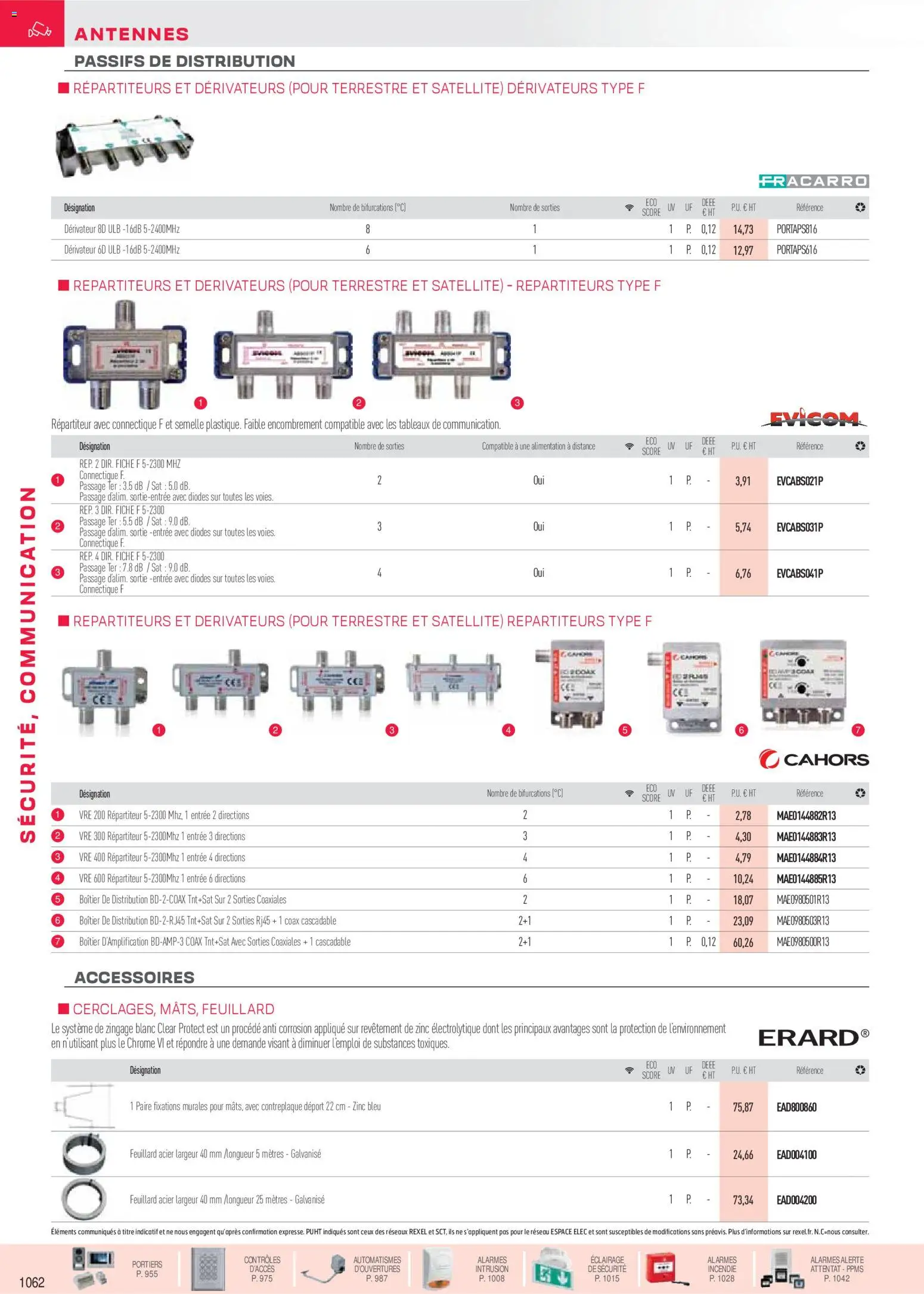 Prévisualisation de Brochure sécurité, communication du magasin Rexel formulaire valide 18/11/2025 - Alimentation, Cahors, Satellite, Éclairage