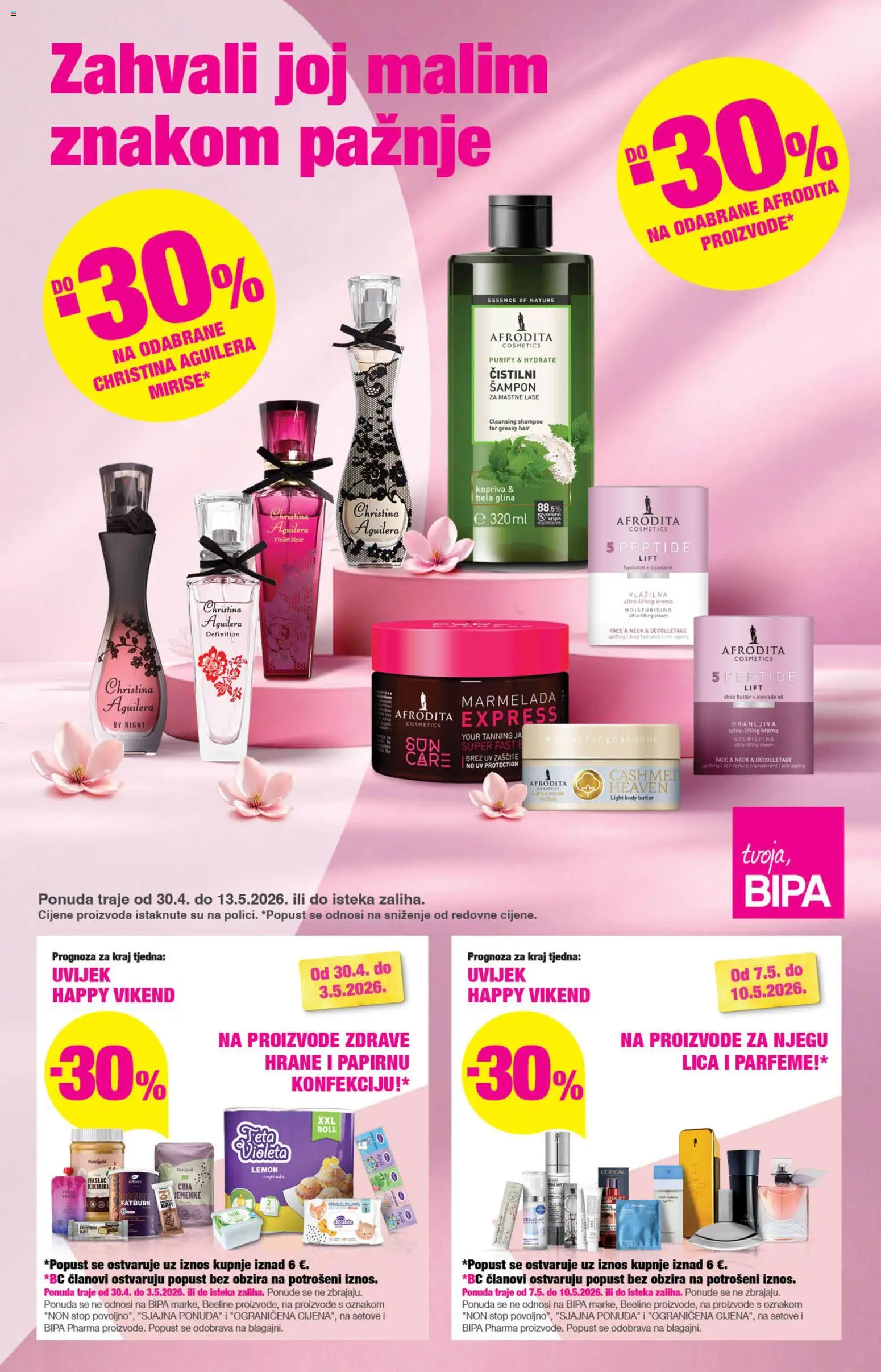 Pregled letka Bipa Katalog trgovine Bipa vrijedi od 30.04.2026