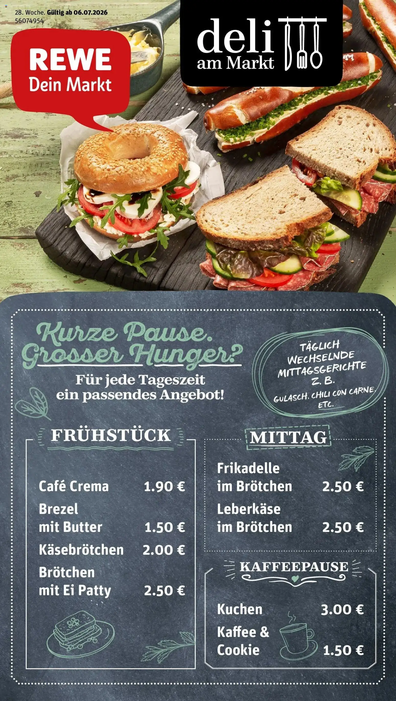 Vorschau von dem Prospekt des Geschäftes Rewe, gültig ab dem 06.07.2026
