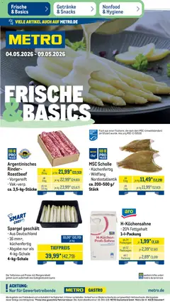 Vorschau von dem Prospekt des Geschäftes Metro, gültig ab dem 04.05.2026