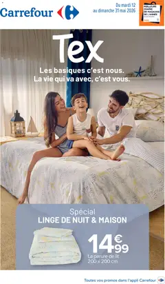 Prévisualisation de Carrefour Special linge de nuit & maison du magasin Carrefour formulaire valide 12/05/2026