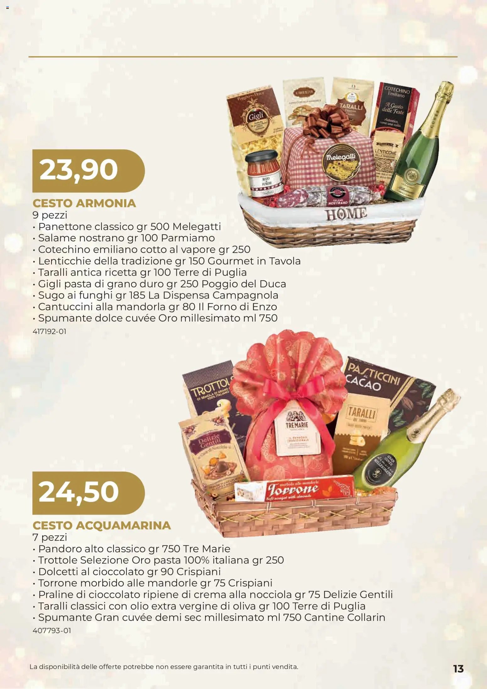 Anteprima dell'opuscolo Sogegross volantino Strenne dal negozio Sogegross valido da 27/10/2026 - Forno, Panettone, Funghi, Lenticchie, Olio, Pandoro, Mandorle, Cacao