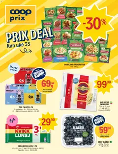Forhåndsvis Coop Prix kundeavis fra butikk Coop Prix gyldig fra 10/08/2026