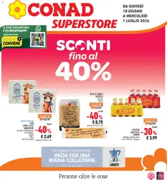 Anteprima dell'opuscolo Conad volantino Superstore Piemonte dal negozio Conad valido da 18/06/2026
