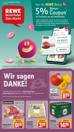 Vorschau von dem Prospekt des Geschäftes Rewe, gültig ab dem 05.10.2026
