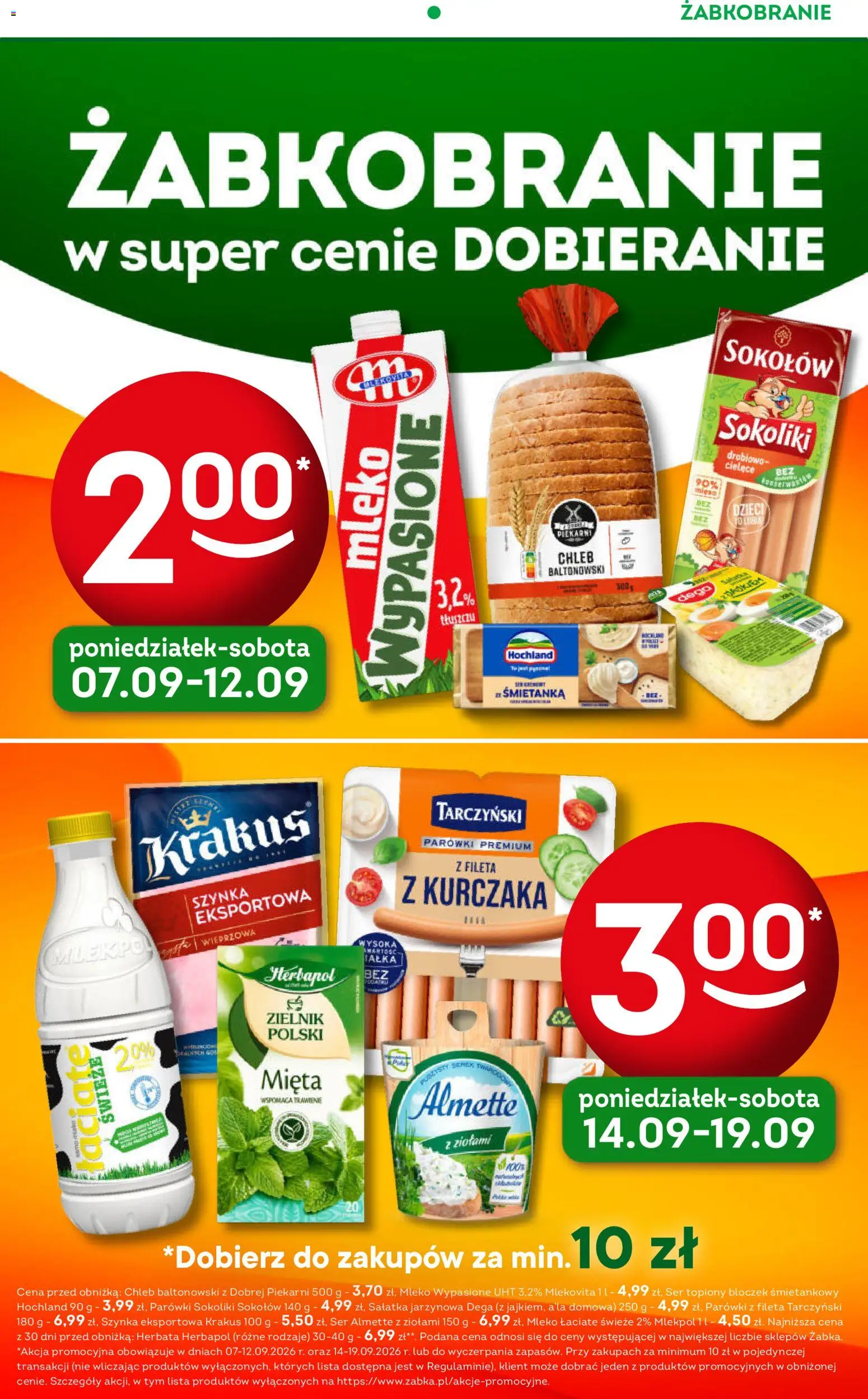 Pogląd gazetki "Żabka gazetka - Codzienne produkty" ze sklepu Żabka ważnej od 09.09.2026