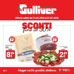 Anteprima dell'opuscolo Gulliver volantino dal negozio Gulliver valido da 12/05/2026