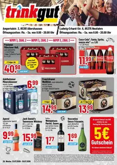 Vorschau von dem Prospekt des Geschäftes Trinkgut, gültig ab dem 13.07.2026