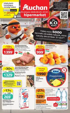Auchan - Auchan újság érvényessége 2026.07.01-ig megtekintése, amely érvényes 2026.06.24.-től