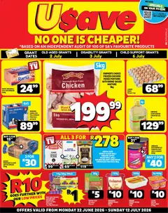 Preview of Usave flyer valid from 22/06/2026