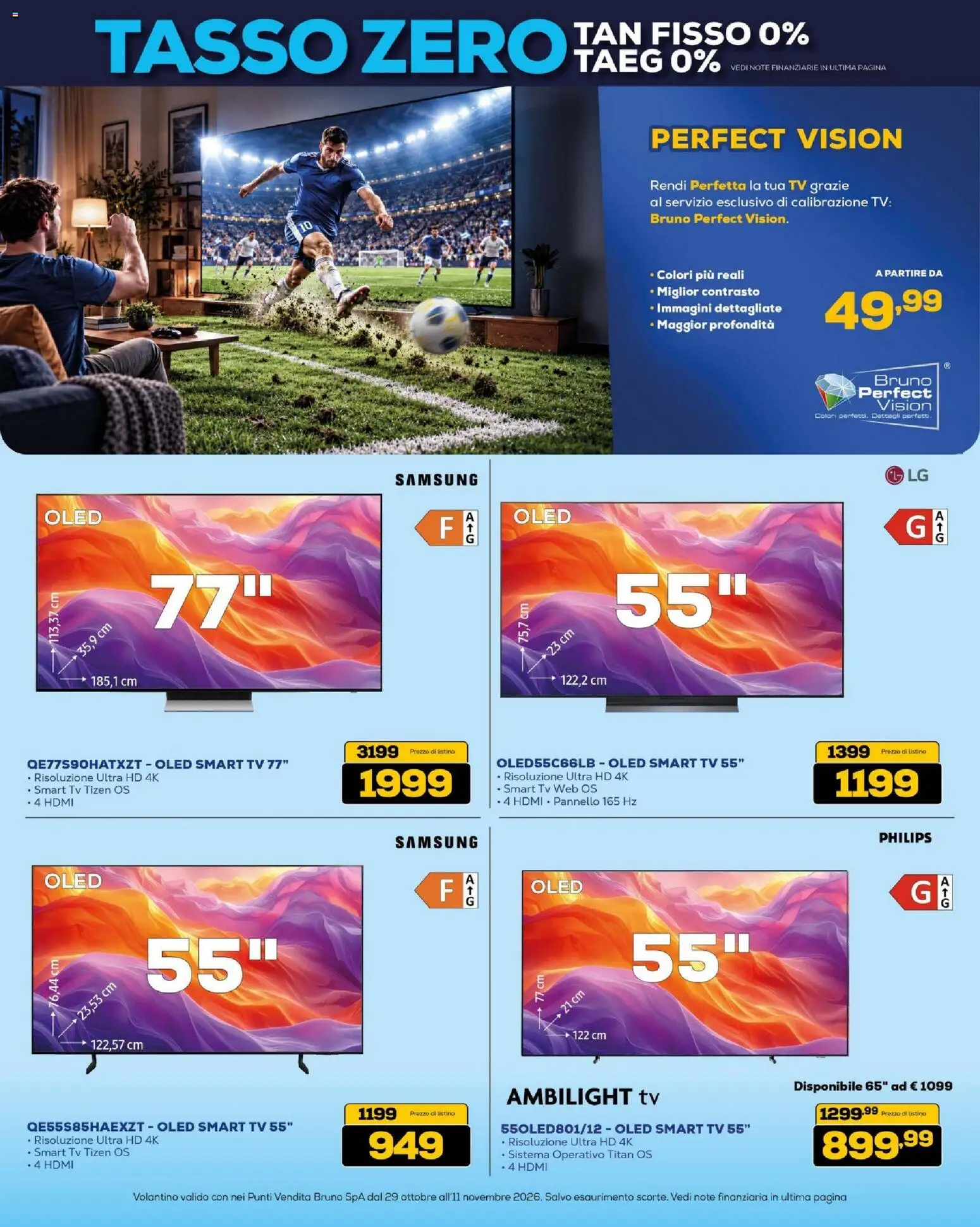 Anteprima dell'opuscolo BRUNO Black Friday dal negozio BRUNO valido da 29/10/2026 - Samsung, TV, smart TV