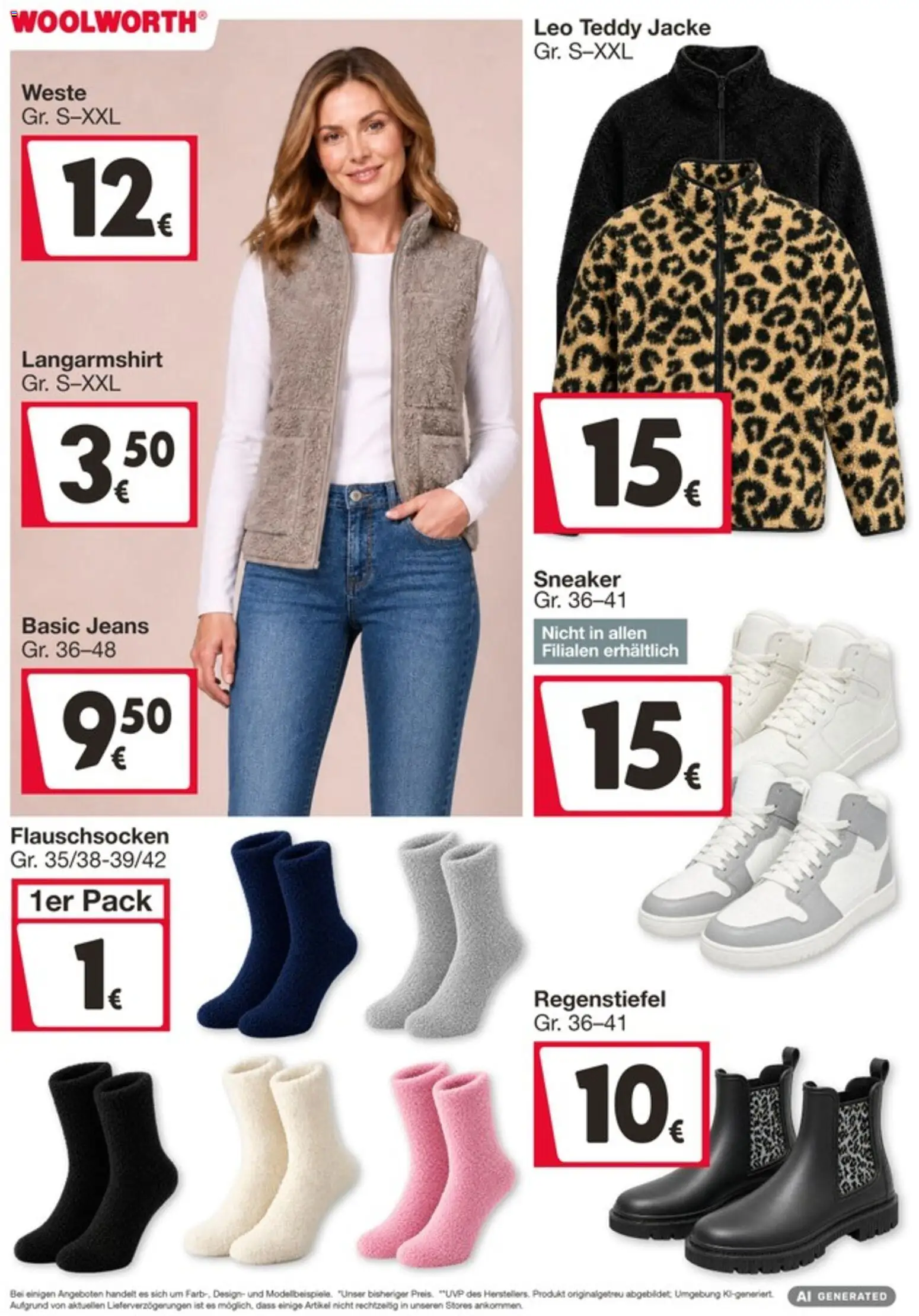 Vorschau von dem Prospekt des Geschäftes Woolworth, gültig ab dem 04.09.2026 - Jeans, Jacke, Weste, Langarmshirt