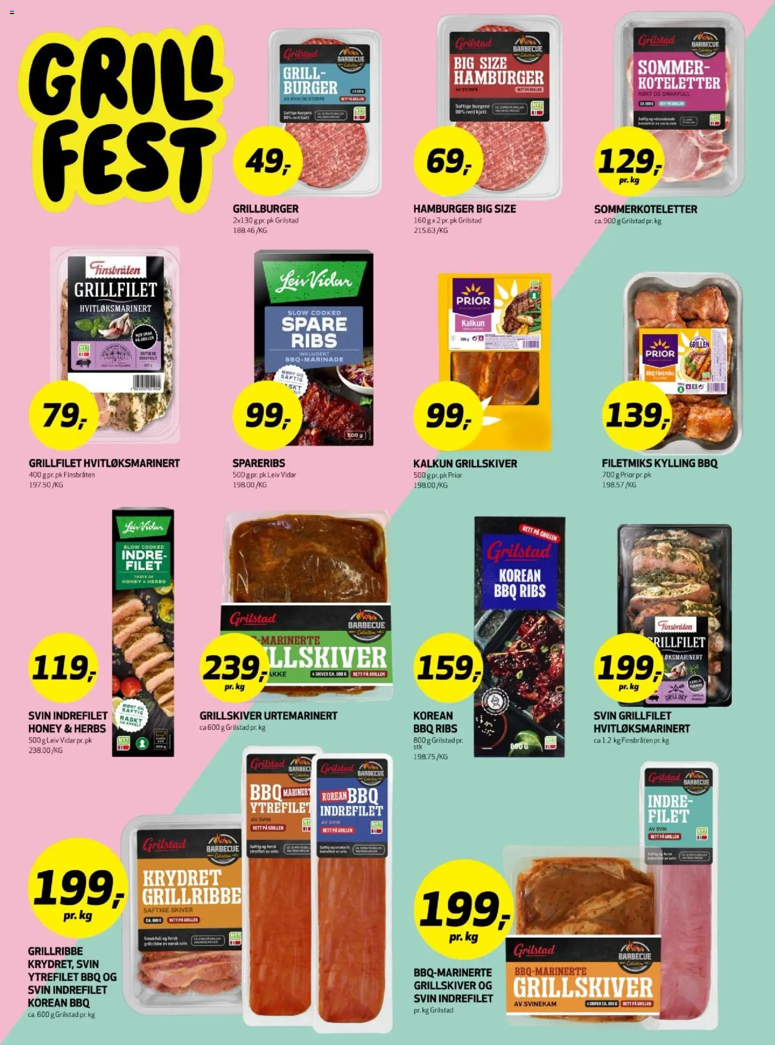Forhåndsvis Bunnpris kundeavis fra butikk Bunnpris gyldig fra 03/05/2026 - Koteletter, Kylling, Grillribbe, Hamburger, Grill, Indrefilet, Spareribs, Grilstad