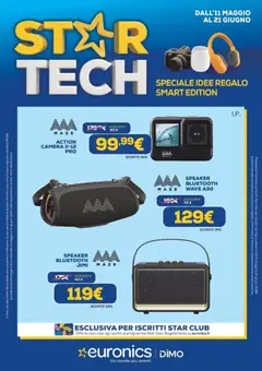 Anteprima dell'opuscolo Euronics volantino Idee Regalo dal negozio Euronics valido da 11/05/2026
