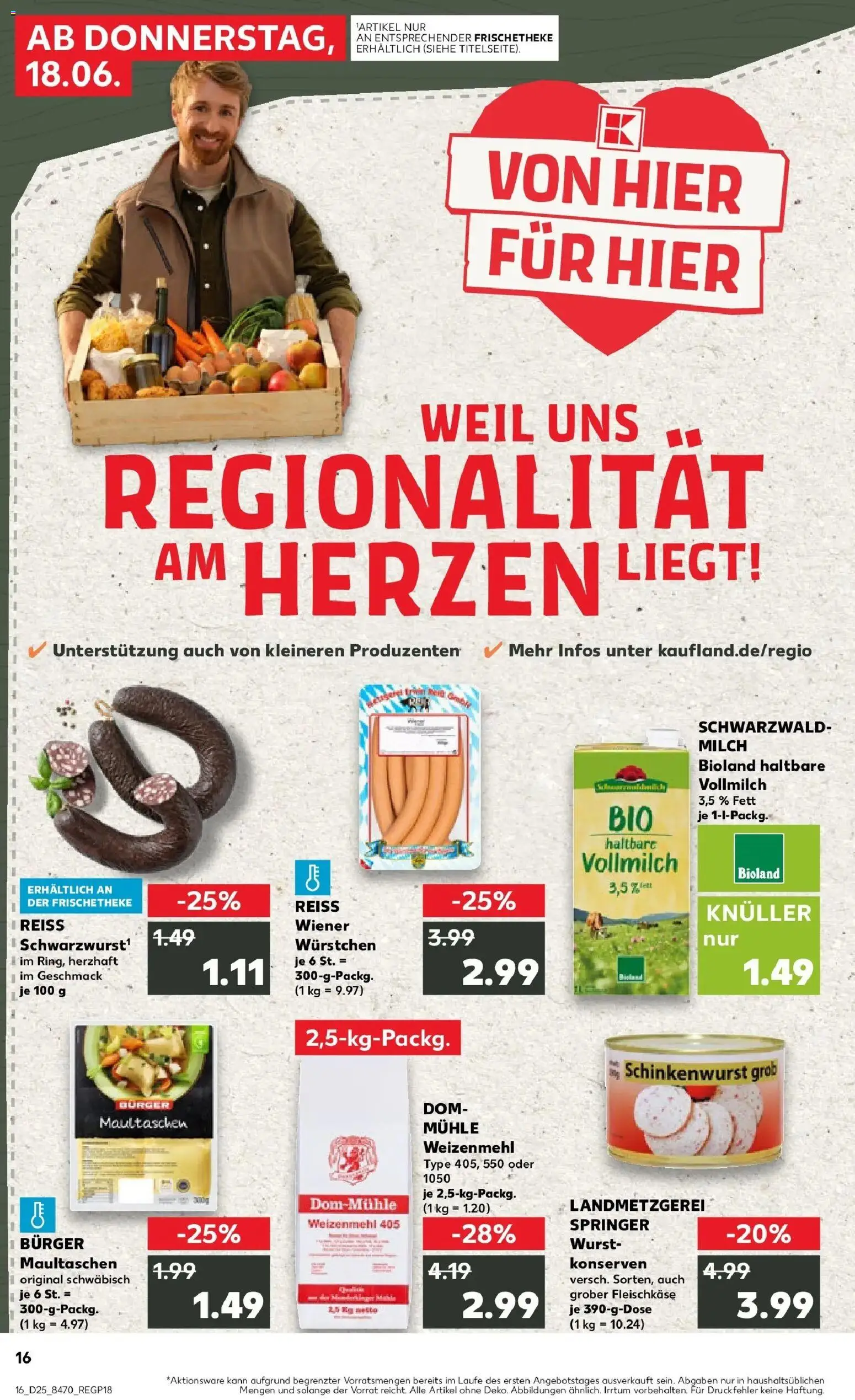 Vorschau von dem Prospekt des Geschäftes Kaufland, gültig ab dem 18.06.2026