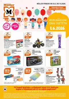 Pregled letka Müller Katalog trgovine Müller vrijedi od 25.05.2026