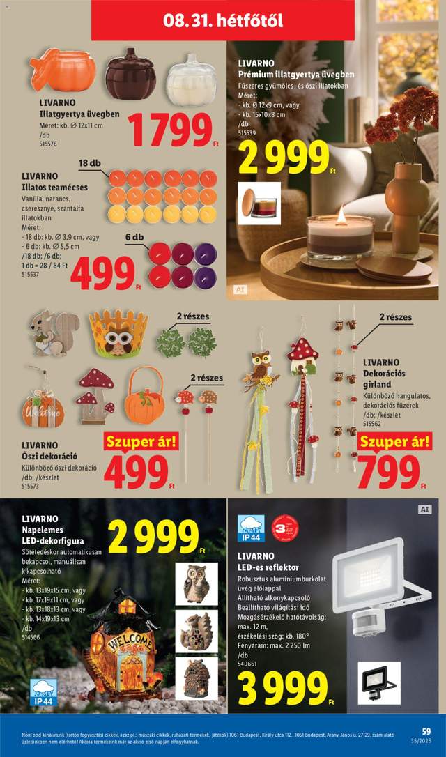 Új Lidl akciós újság 08.27.