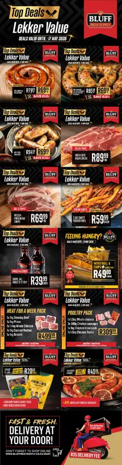 Preview of Bluff Meat Supply flyer valid from 11/05/2026
