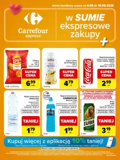 Pogląd gazetki "Carrefour gazetka - Express II" ze sklepu Carrefour ważnej od 04.08.2026
