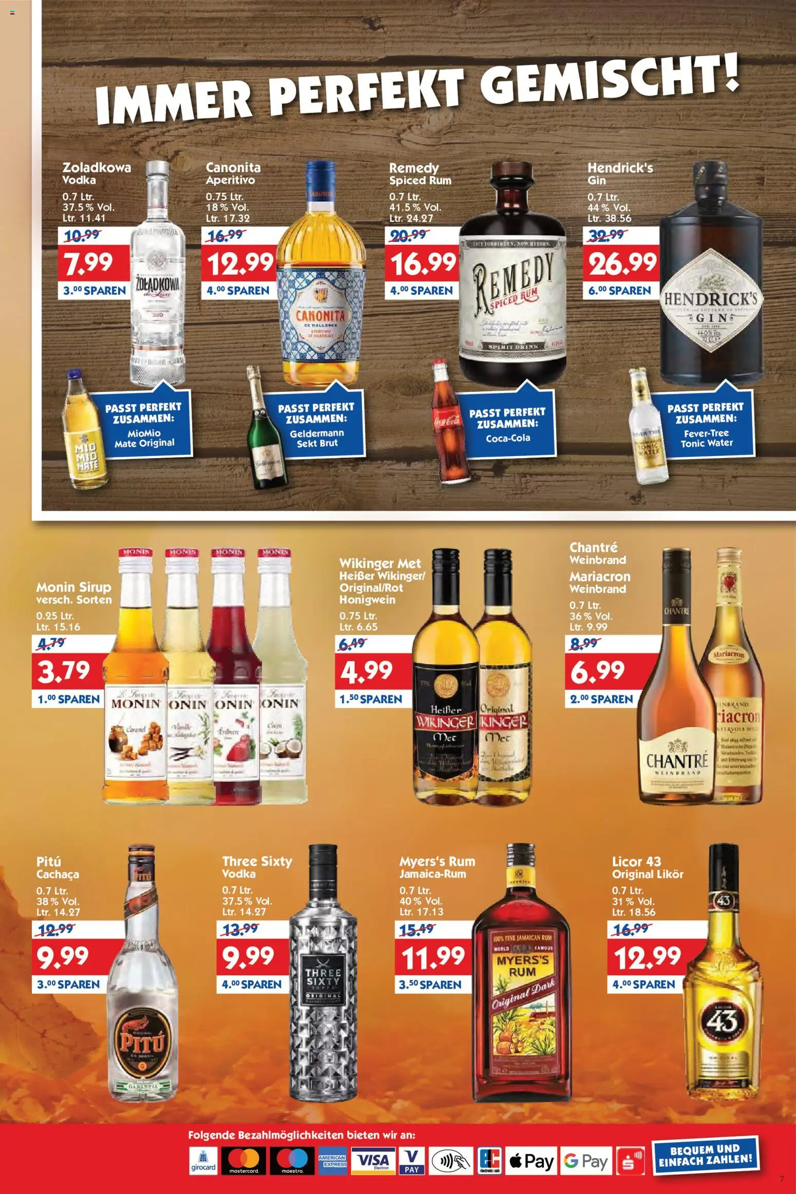 Vorschau von dem Prospekt des Geschäftes HOL’AB!, gültig ab dem 19.10.2026 - Vodka, Met, Rum, Sekt, Likör, Sirup, Mariacron, Chantré